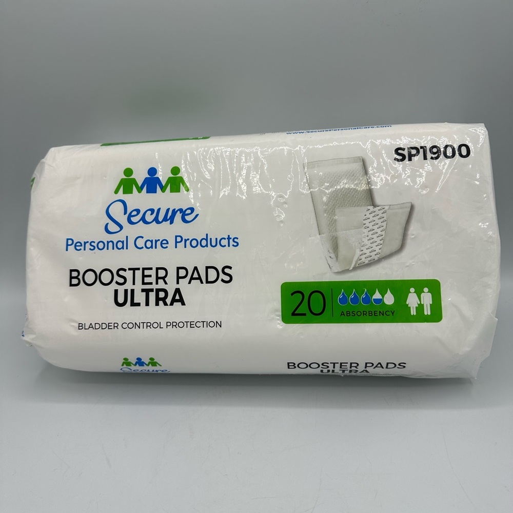 Secure Personal Care Ultra Booster Pads, 13" Long 1 Pkg Of 20 SP 1900
